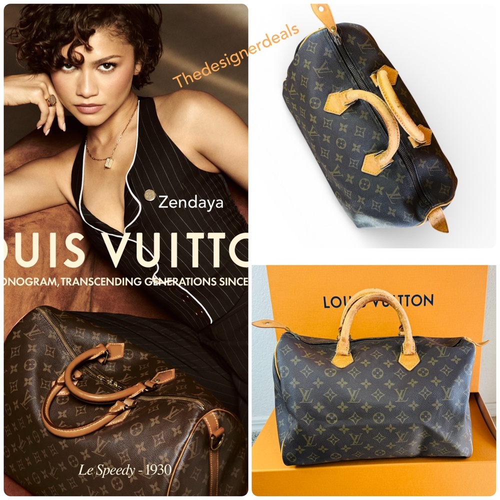 Louis Vuitton Monogram Speedy 35 Handbag